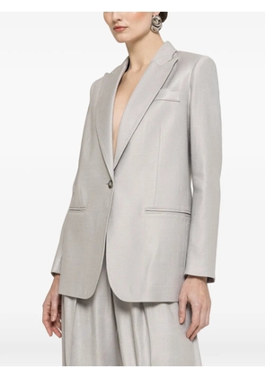 NISSA single-breasted blazer - Grey