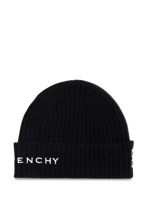Givenchy ribbed beanie hat - Black