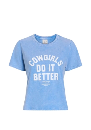 Cinq A Sept dyed T-shirt - Blue