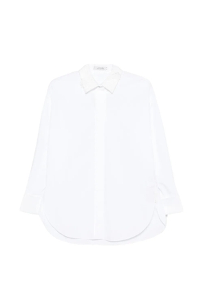 Dorothee Schumacher Power lace-collar shirt - White