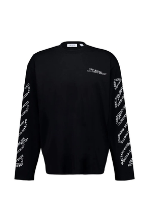 Off-White logo-detail T-shirt - Black