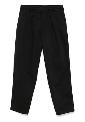 Universal Works pleated track pants - Black