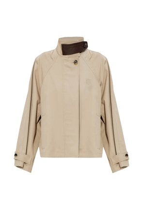 LOEWE button cotton jacket - Neutrals