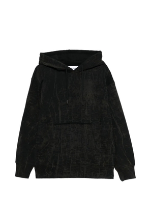 Études Studio cracked hoodie - Black