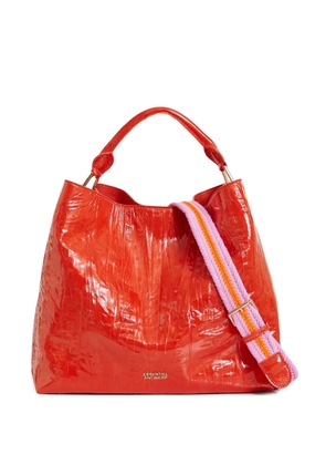 Essentiel Antwerp Jistalo logo-detail shoulder bag - Red