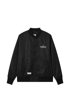 FINGERCROXX print-detail bomber jacket - Black