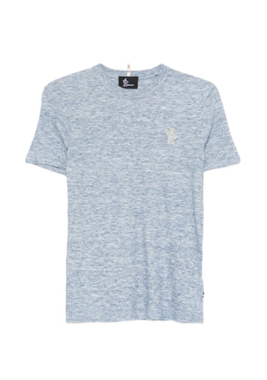 Moncler Grenoble logo-patch T-shirt - Blue