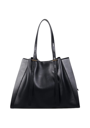 MINOBOSSI Paulina leather shoulder bag - Black