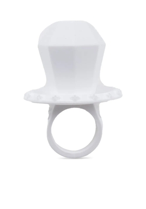 Chrome Hearts pop-detail ring - White