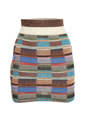 Missoni Pre-Owned knit lurex skirt - Brown
