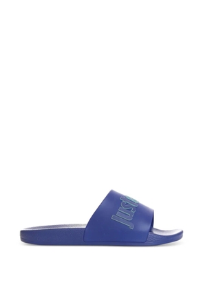 Just Cavalli logo-print slides - Blue
