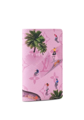Louis Vuitton Pre-Owned skateboard-print cardholder - Pink