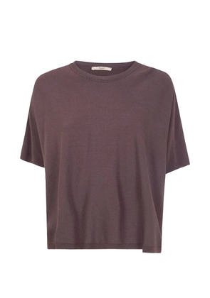 Nuur boxy-fit T-shirt - Brown