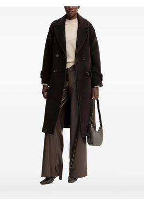 Sessùn double-breasted coat - Brown