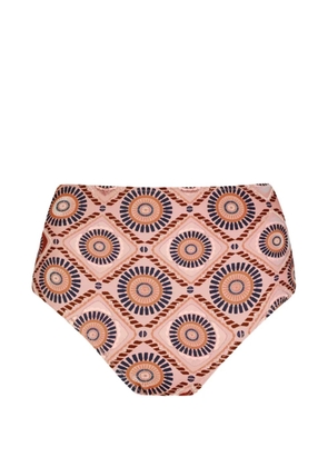 lemlem Elsi geometric-pattern bikini bottoms - Pink