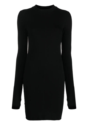 Thom Krom decorative-stitching jersey minidress - Black