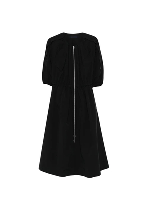 Juun.J zip-fastening midi dress - Black