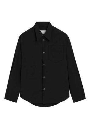 AMI Paris sharp collar plate shirt - Black