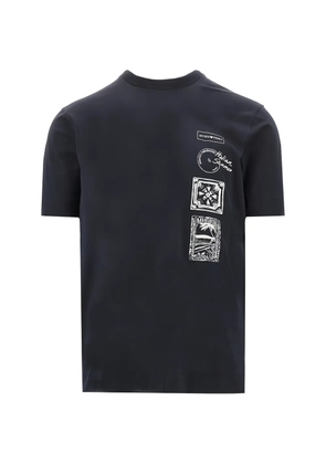 Emporio Armani graphic-print T-shirt - Blue