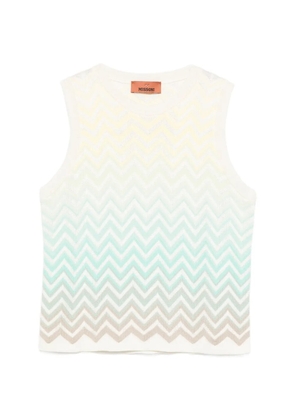 Missoni chevron-pattern top - Neutrals
