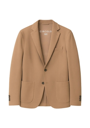 Circolo 1901 single-breasted blazer - Brown