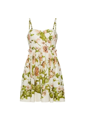Cara Cara Kori floral-print ruffled dress - Neutrals