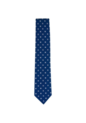Brioni patterned tie - Blue