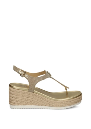 Michael Michael Kors thong platform espadrilles - Gold
