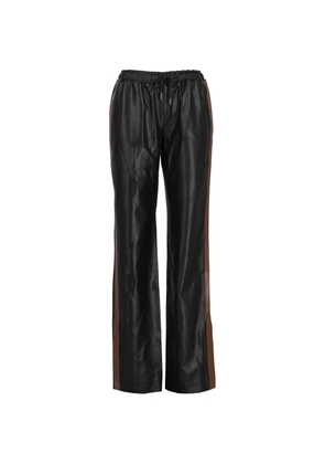 Ermanno Scervino Vintage faux-leather trousers - Black