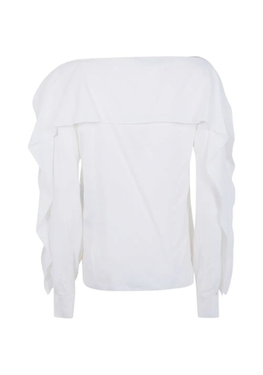 Lanvin ruffled knitwear - White