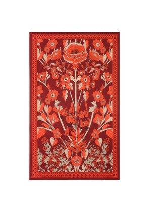 Johanna Ortiz Tropical Chinoiserie scarf - Red