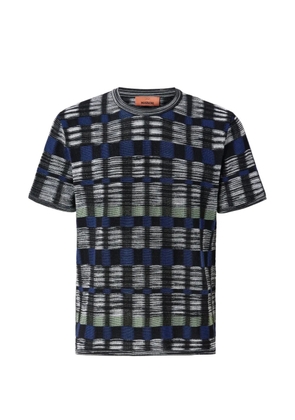 Missoni checked short-sleeve T-shirt - Black
