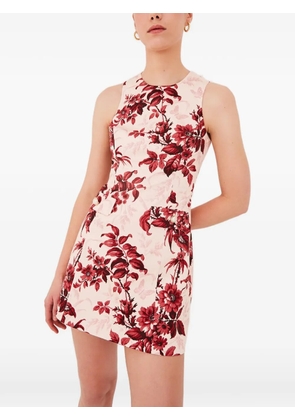 Cara Cara Posie floral-print mini dress - Neutrals
