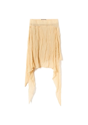 Plan C asymmetric skirt - Neutrals