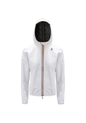 K-Way Lily Plus.2 hooded zip coat - White