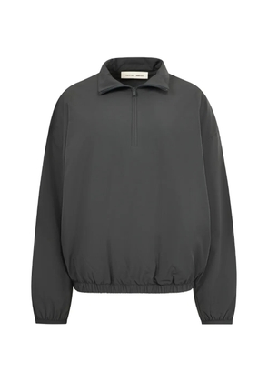 FEAR OF GOD ESSENTIALS half zip track jacket - Grey