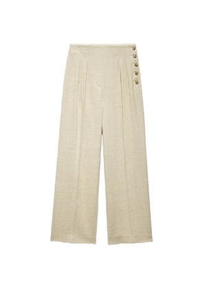 Shanghai Tang buttons trousers - Neutrals