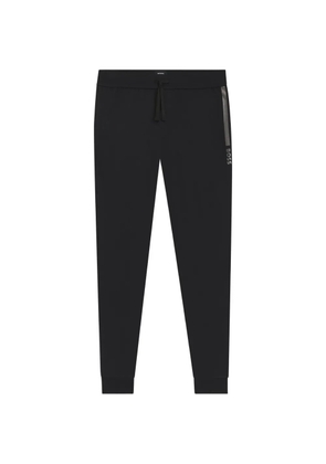 BOSS logo-print track pants - Black
