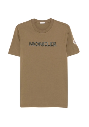 Moncler logo T-shirt - Brown