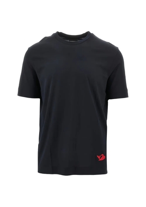 Emporio Armani embroidery T-shirt - Blue