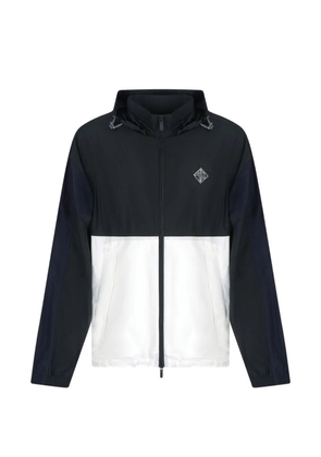 Armani Exchange colour-block hooded jacket - Black