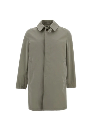 L'impermeabile notched collar coat - Green