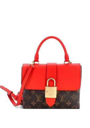 Louis Vuitton Pre-Owned Locky Handbag Monogram Canvas with Leather BB satchel - Brown