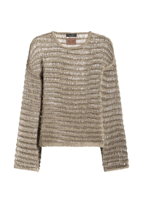 Dolce & Gabbana cotton-linen pullover - Neutrals