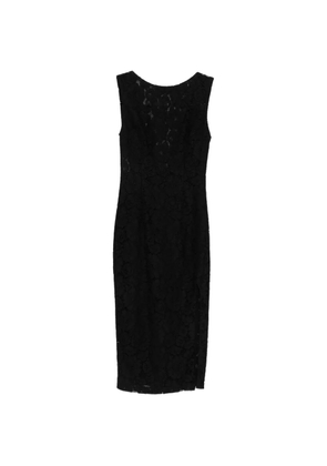 PINKO Drupa lace slit midi dress - Black