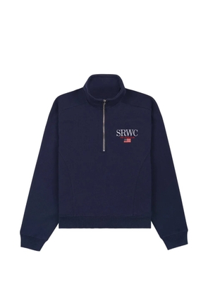 Sporty & Rich half-zip sweatshirt - Blue