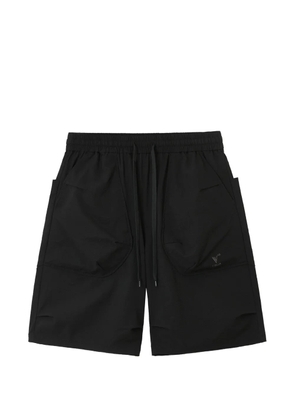 FIVE CM patch pocket shorts - Black