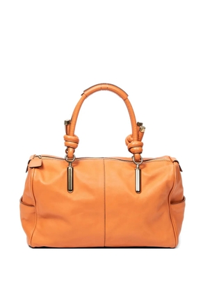Chloé Pre-Owned Janet leather tote bag - Orange