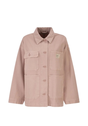 Weekend Max Mara logo-patch multi-pocket jacket - Pink