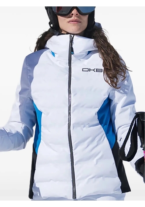 DKB NEW ALLURE JKT hooded colour-block ski jacket - White